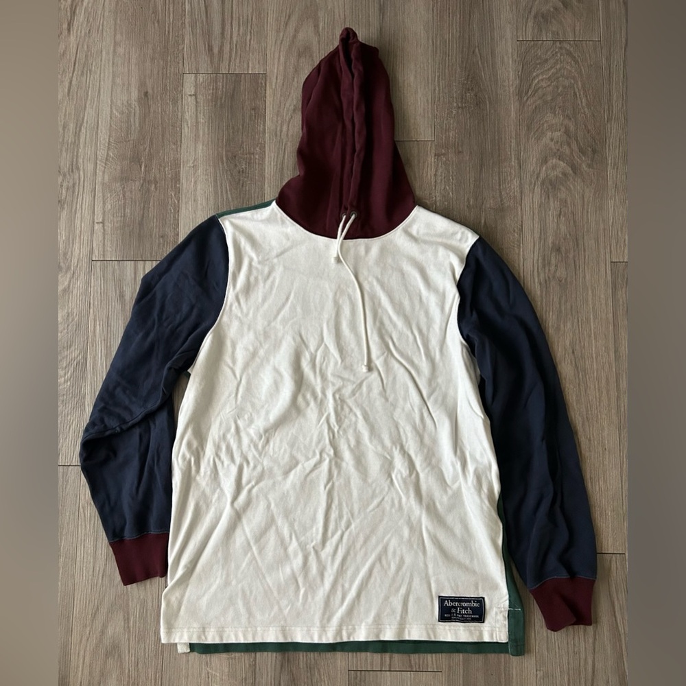 Abercrombie & Fitch Rugby Long-Sleeve Hoodie, XXL